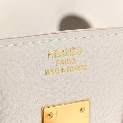 Hermes Togo Birkin 25 Gris Pale 6 of 11