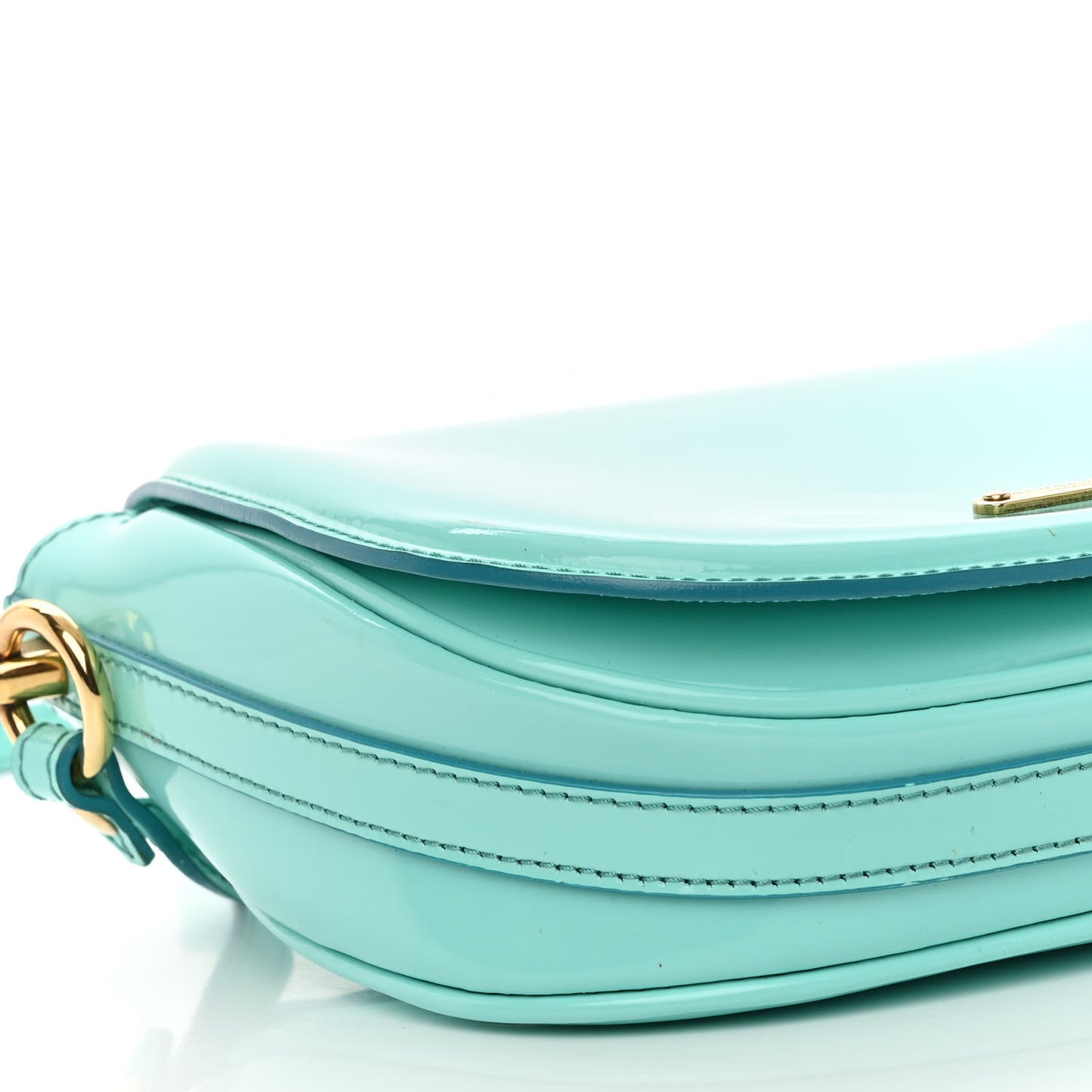 Patent Leather Leigh Small Crossbody Bag Opal