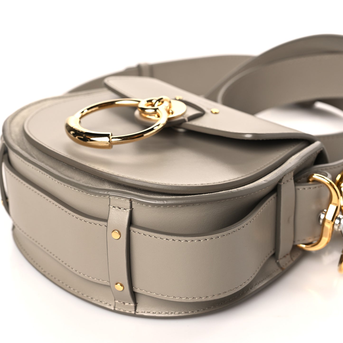 Calfskin Small Tess Bag Motty Grey