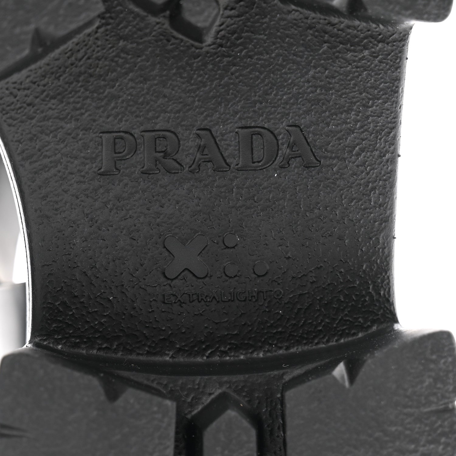 Prada Foam Rubber Triangle Logo Monolith 55mm Cage Sandals 39 Black 7 of 9