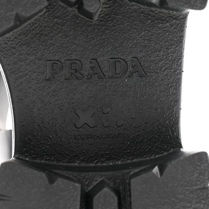 Prada Foam Rubber Triangle Logo Monolith 55mm Cage Sandals 39 Black 7 of 9