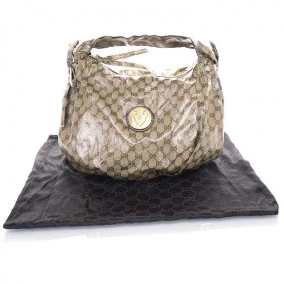 Gucci Crystal Monogram Hysteria Hobo 1 of 1