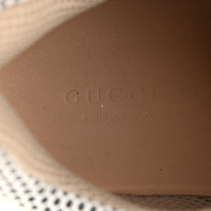 Gucci X SEGA Mesh Calfskin Suede Womens Flashtrek Sneakers 35 Great White 6 of 14