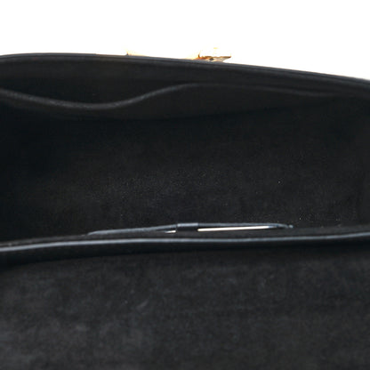 Louis Vuitton Calfskin Monogram Blossom Twist MM Black 6 of 11
