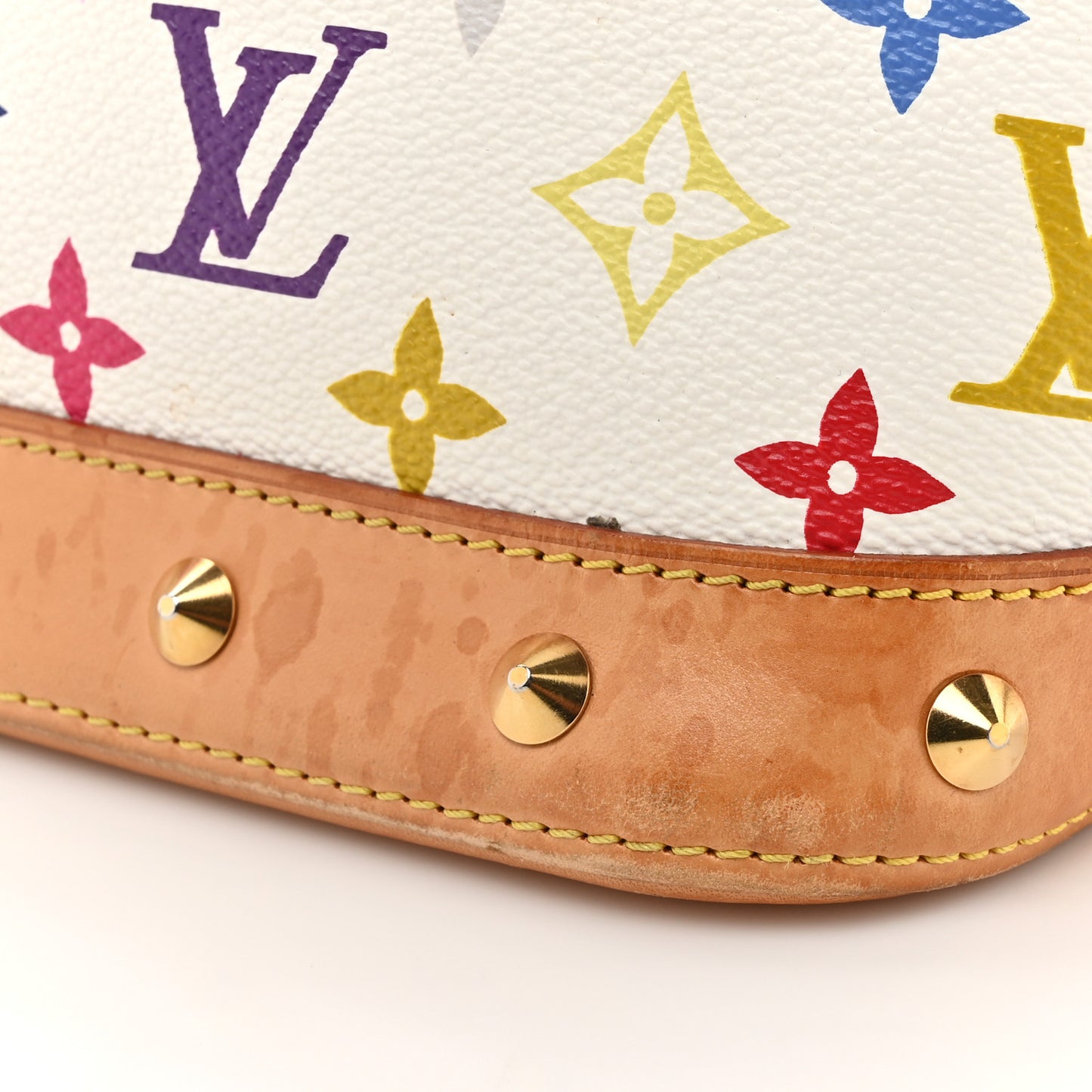 Monogram Multicolor Alma PM White