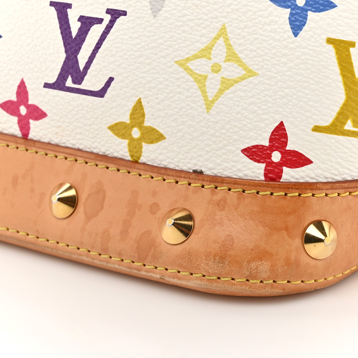 Louis Vuitton Monogram Multicolor Alma PM White 16 of 20