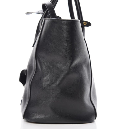 Prada Saffiano Cuir Front Pocket Tote Black 20 of 20