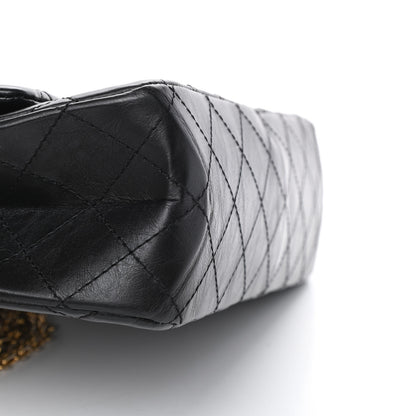 Chanel Aged Calfskin Quilted 2.55 Reissue 227 Flap Black 11 of 14