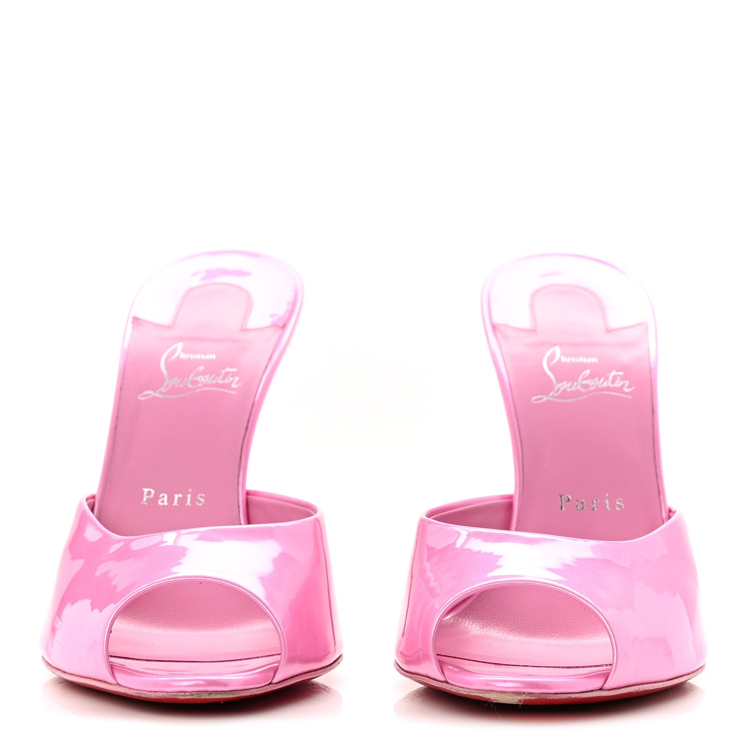 Christian Louboutin Patent Perle Me Dolly 100 Sandals 41 Baby B 3 of 9