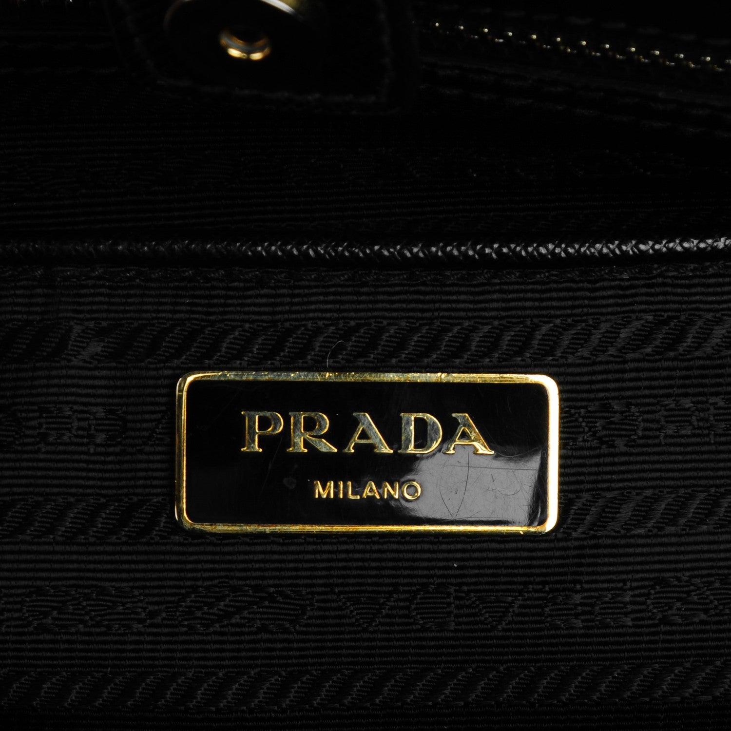 Prada Saffiano Lux Large Tote Nero Black 6 of 9