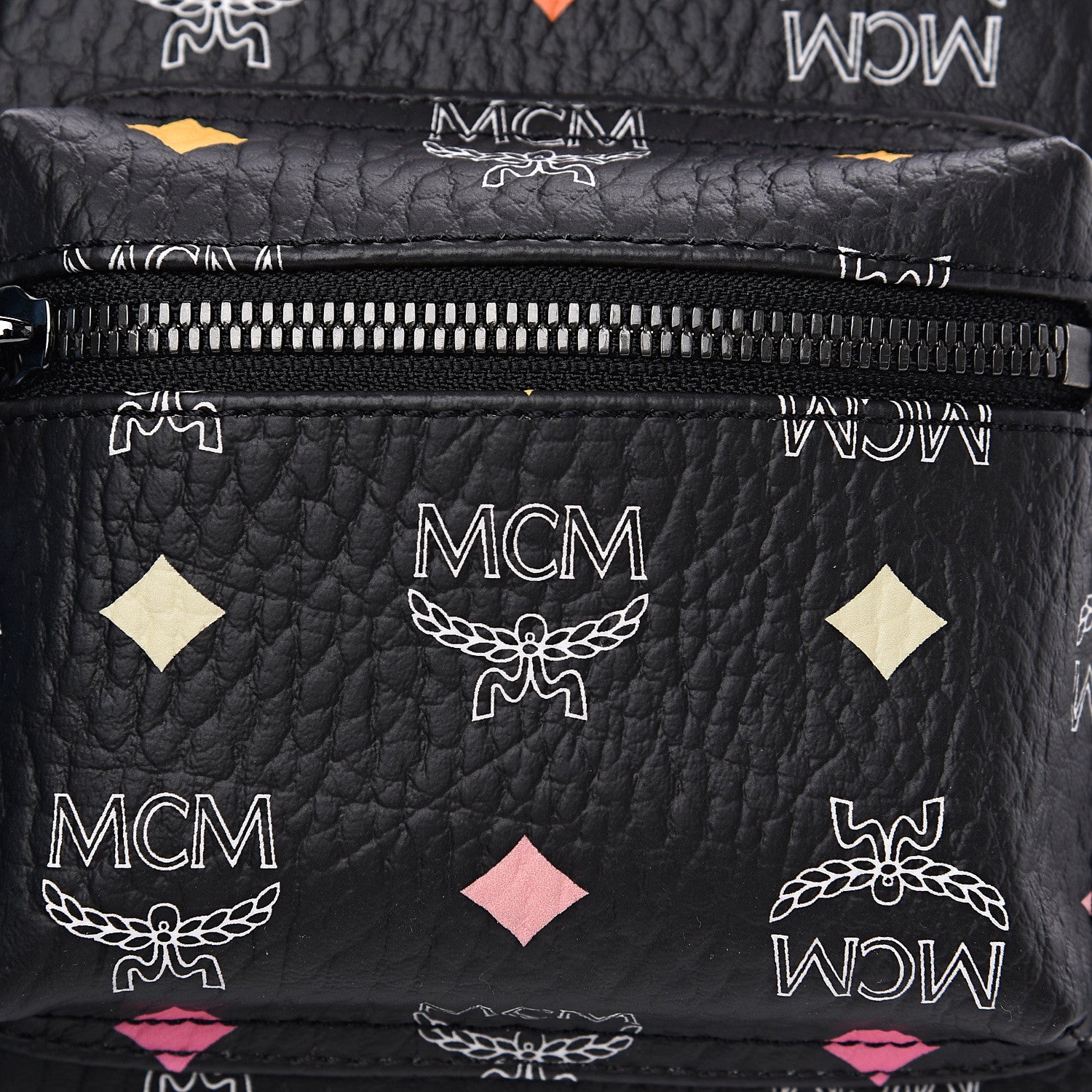 MCM Visetos Spektrum X-Mini Backpack Black 6 of 8