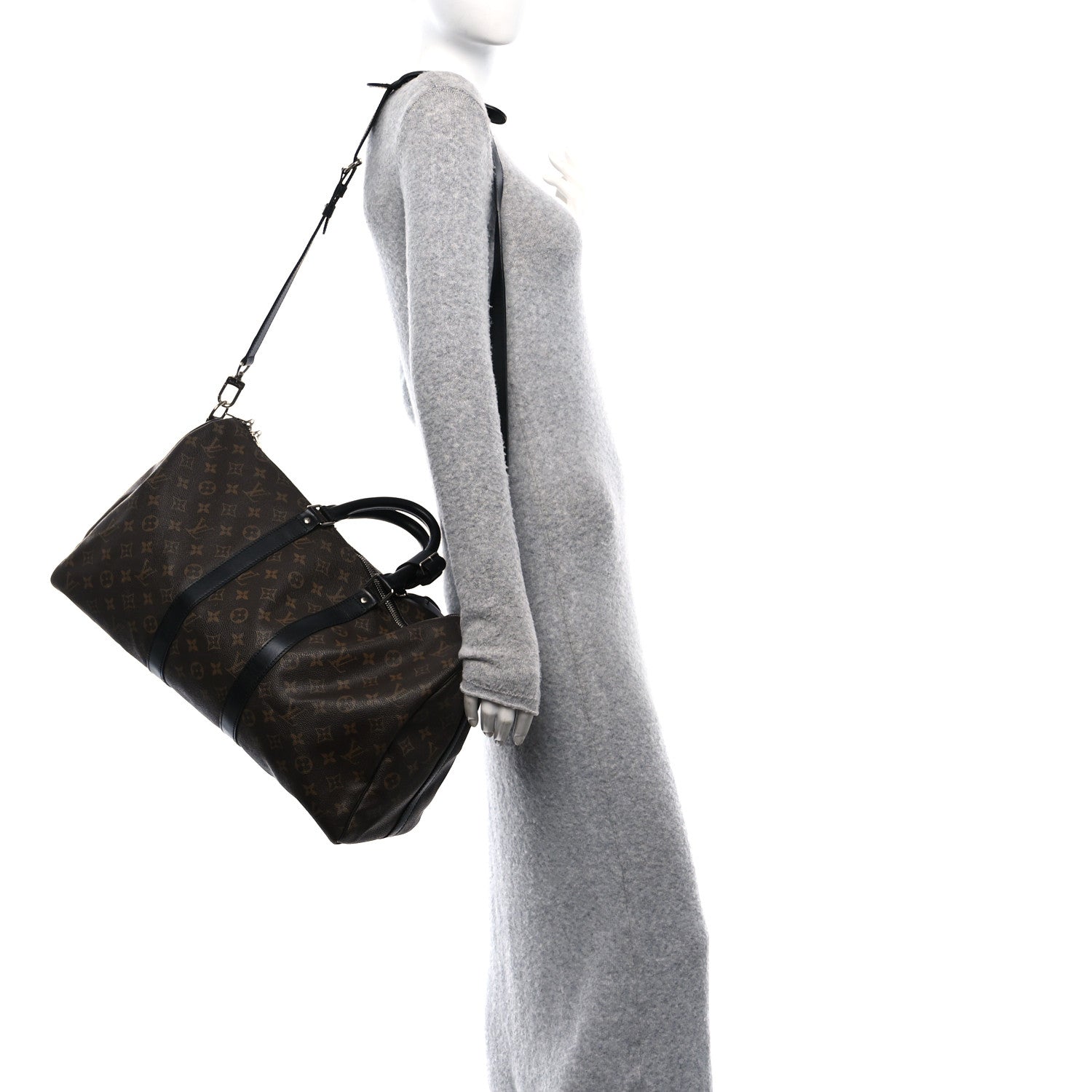 Louis Vuitton Monogram Macassar Keepall Bandouliere 45 3 of 12