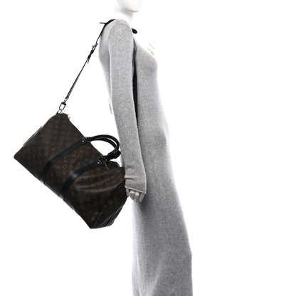 Louis Vuitton Monogram Macassar Keepall Bandouliere 45 3 of 12
