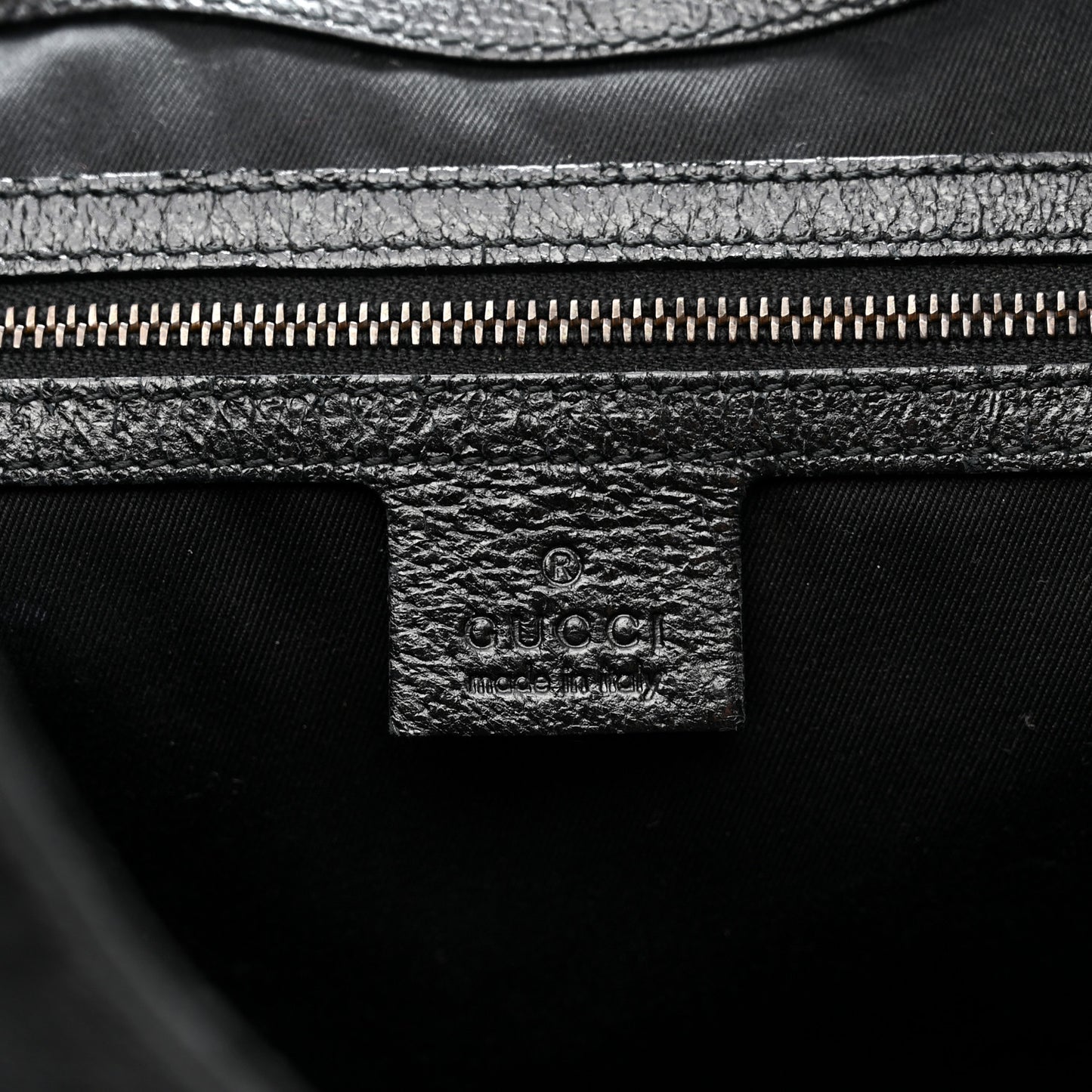 Monogram Calfskin Large Bardot Tote Black
