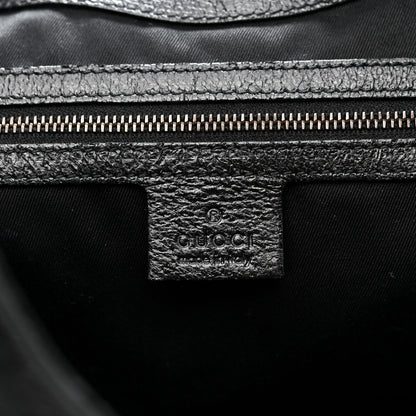 Gucci Monogram Calfskin Large Bardot Tote Black 6 of 13