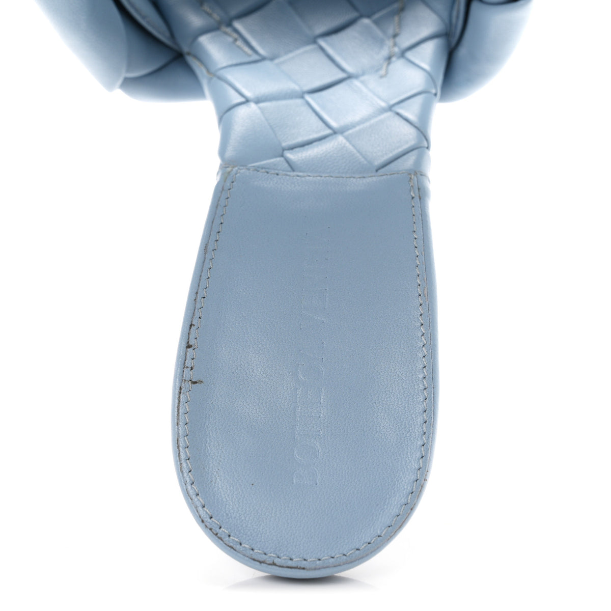 Bottega Veneta Nappa Maxi Intrecciato Lido Mule Sandals 38 Ice 8 of 8