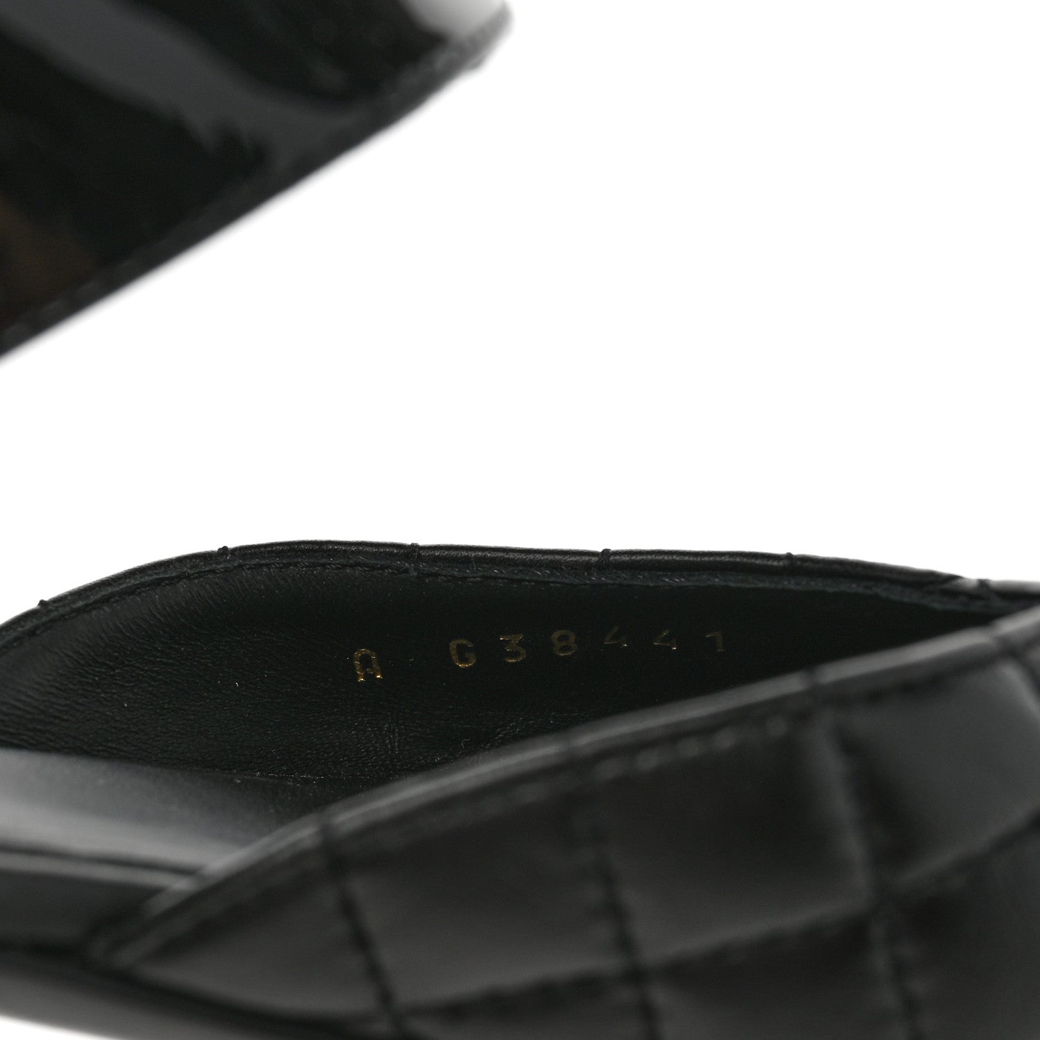 Chanel Patent Lambskin Quilted Cap Toe Ballerina Flats 36 Black 8 of 8