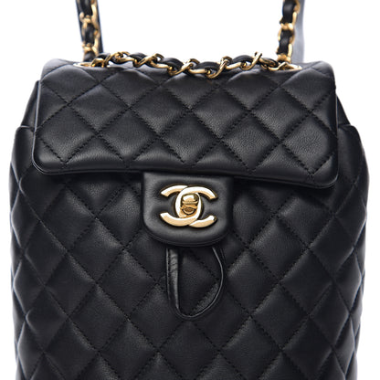 Chanel Calfskin Quilted Mini Urban Spirit Backpack Black 9 of 10