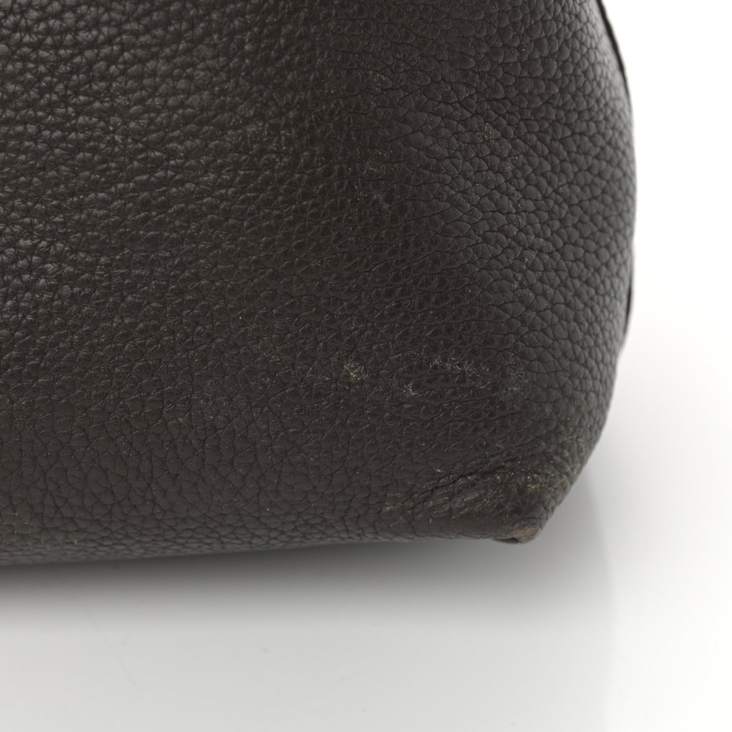 Taurillon Clemence Double Sens 36 Reversible Tote Etoupe Etain