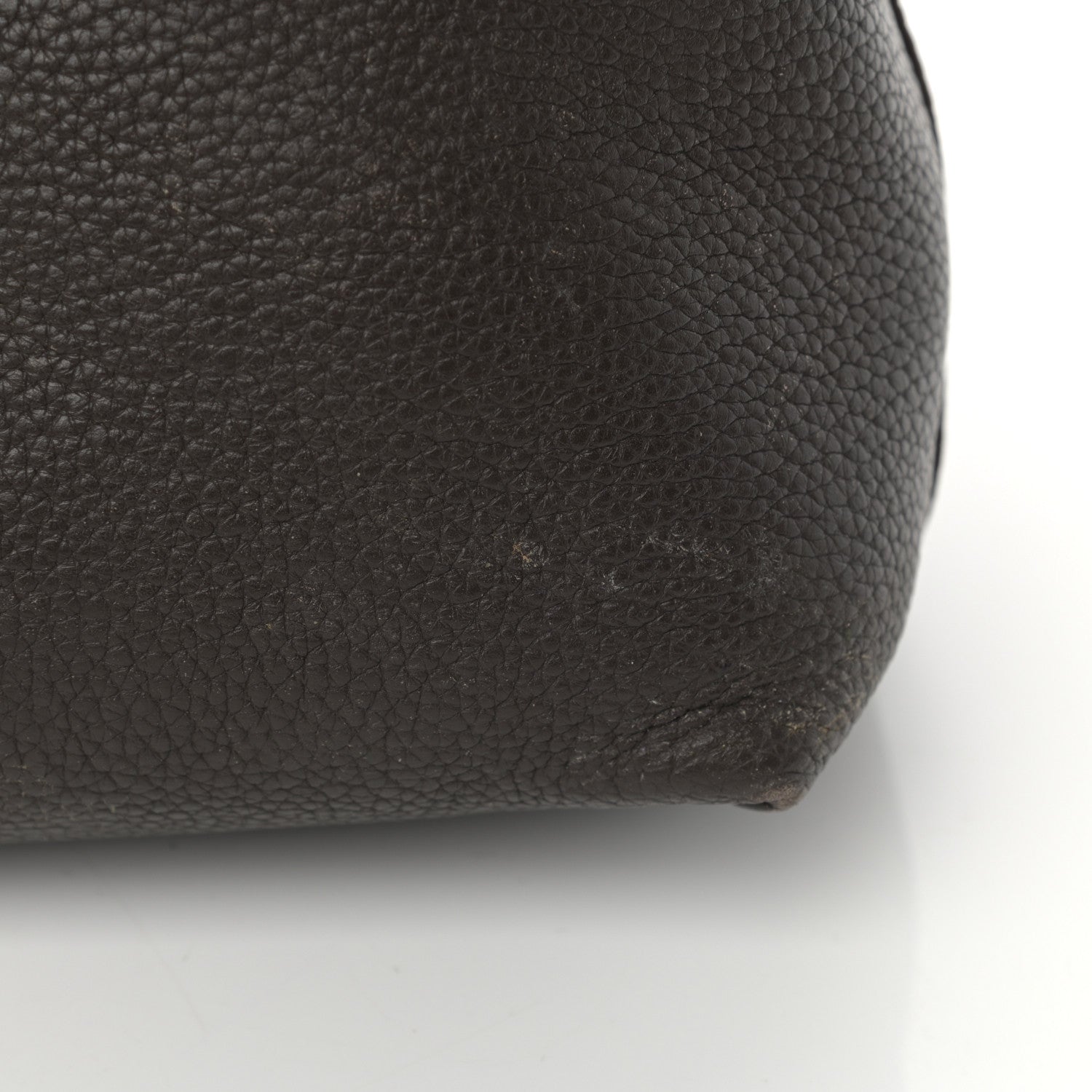 Hermes Taurillon Clemence Double Sens 36 Reversible Tote Etoupe Etain 13 of 23