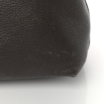 Hermes Taurillon Clemence Double Sens 36 Reversible Tote Etoupe Etain 13 of 23