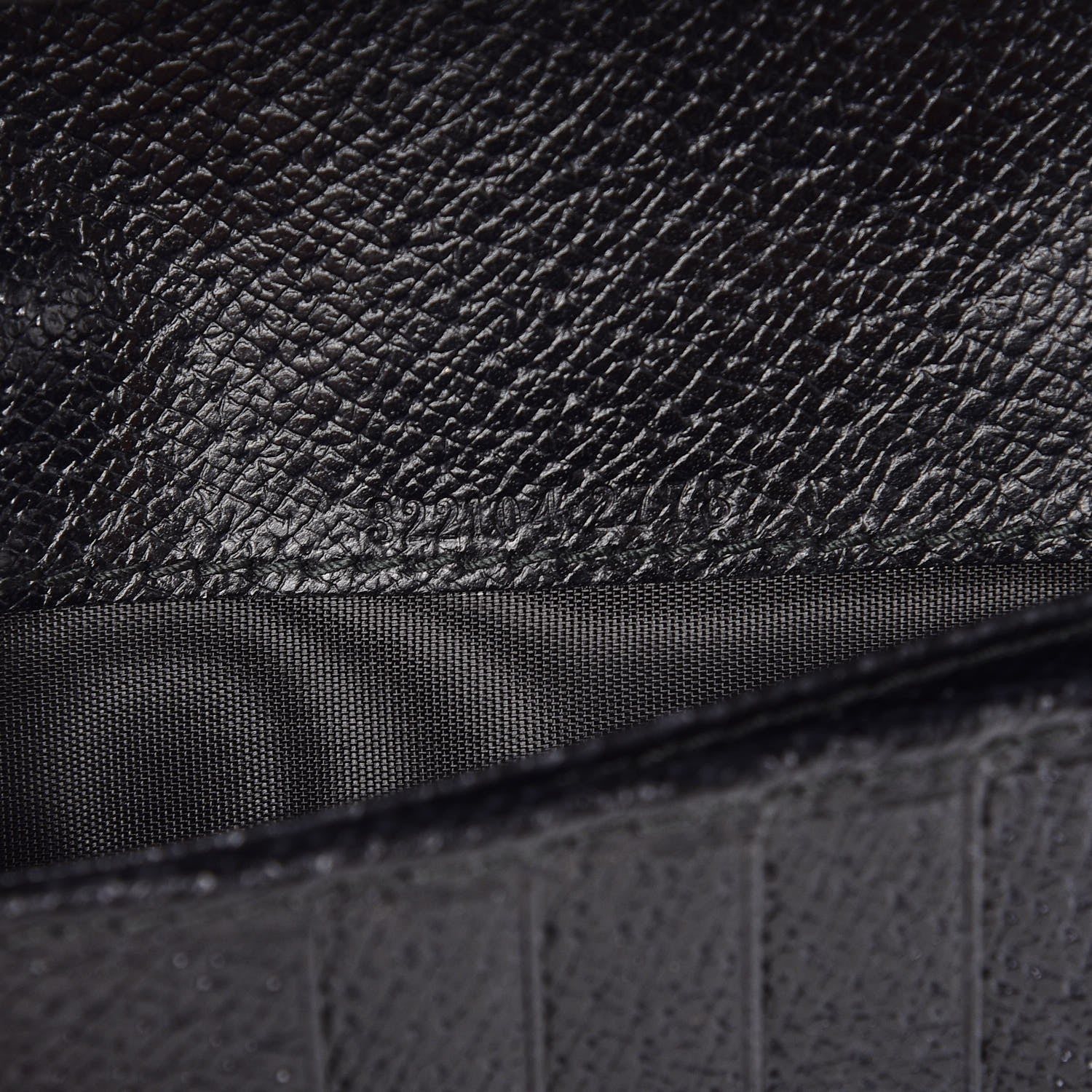 Gucci Calfskin Dandy New Chester Continental Flap Wallet Black 8 of 9