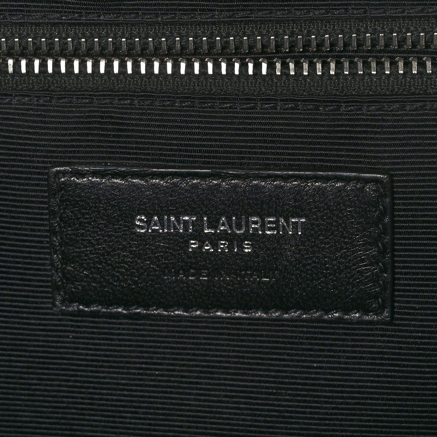 Saint Laurent Grain De Poudre Textured Mixed Matelasse Large Triquilt Monogram Satchel Black 7 of 9