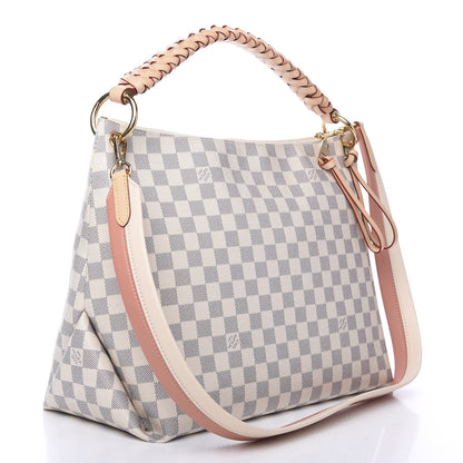 Louis Vuitton Damier Azur Beaubourg Hobo MM 2 of 8