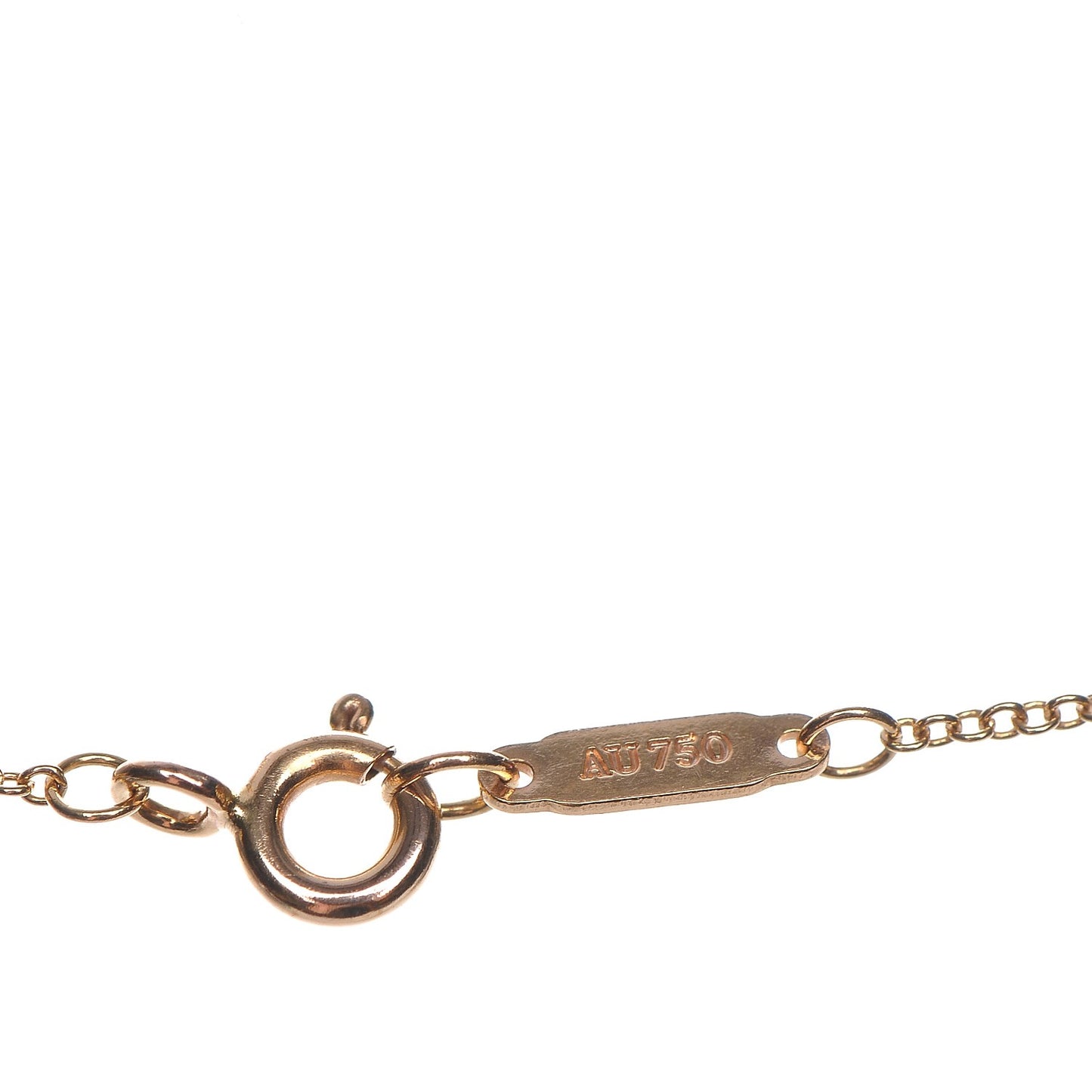 18K Yellow Gold Notes Letter T Disc Charm Necklace