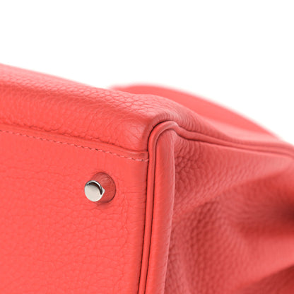Hermes Taurillon Clemence Kelly Retourne 35 Rose Jaipur 10 of 12