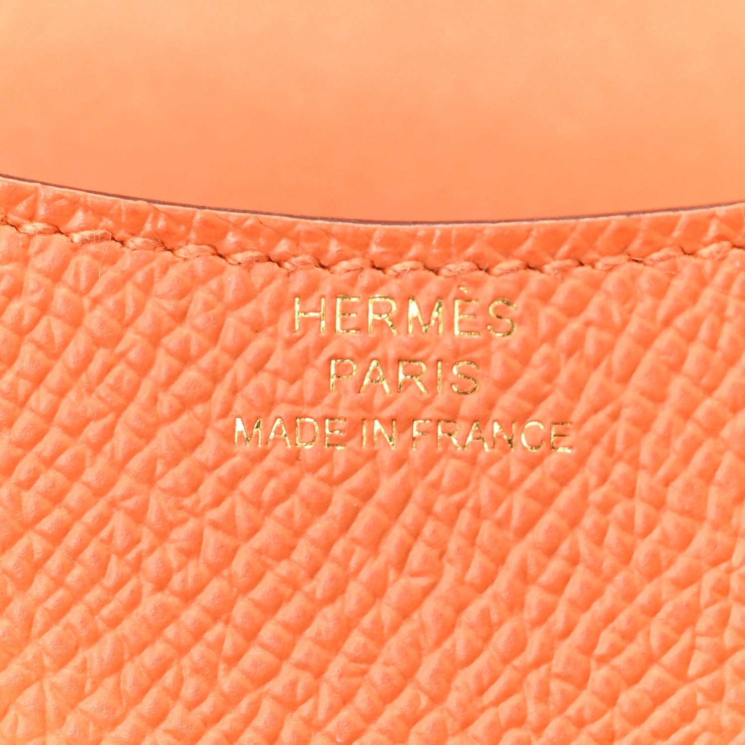 Hermes Epsom Constance Slim Wallet Orange 7 of 7