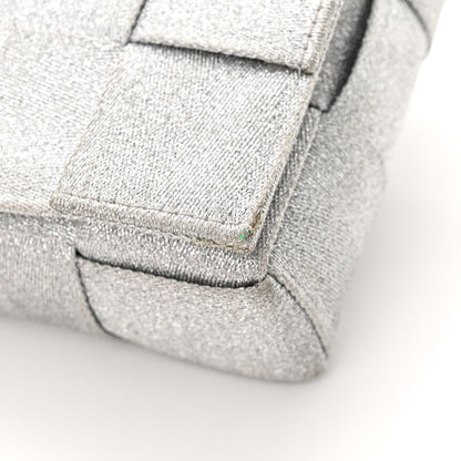 Bottega Veneta Webbing Maxi Intrecciato Cassette Bag Silver 13 of 15