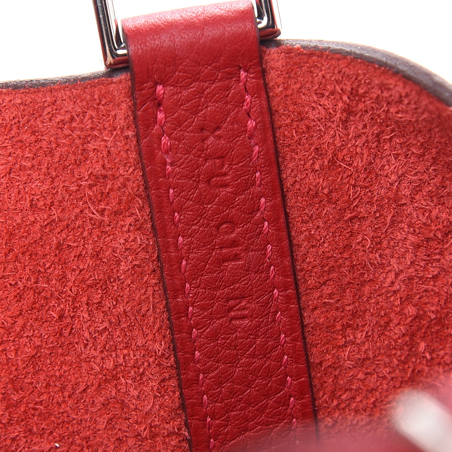 Hermes Taurillon Clemence Picotin Lock 18 PM Rouge Casaque 7 of 10