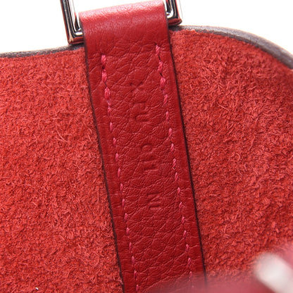 Hermes Taurillon Clemence Picotin Lock 18 PM Rouge Casaque 7 of 10