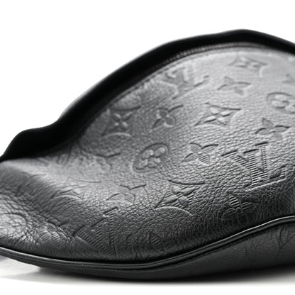 Louis Vuitton Calfskin Monogram Shadow Discovery Bumbag Black 8 of 10