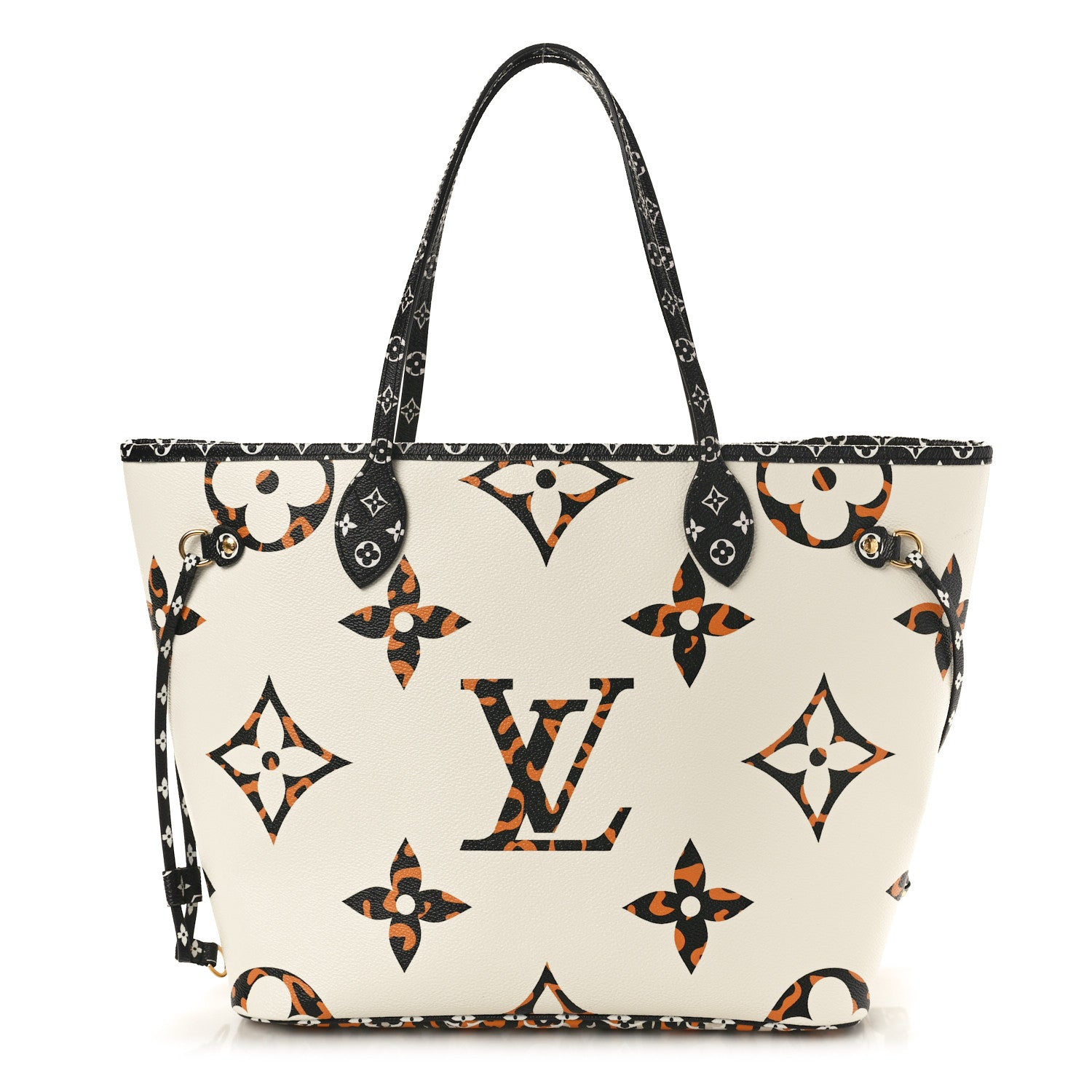 Louis Vuitton Monogram Giant Jungle Neverfull MM Ivory 1 of 9