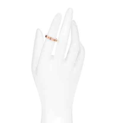 Tiffany 18K Rose Gold Diamond Atlas Pierced Ring 50 5.25 2 of 4