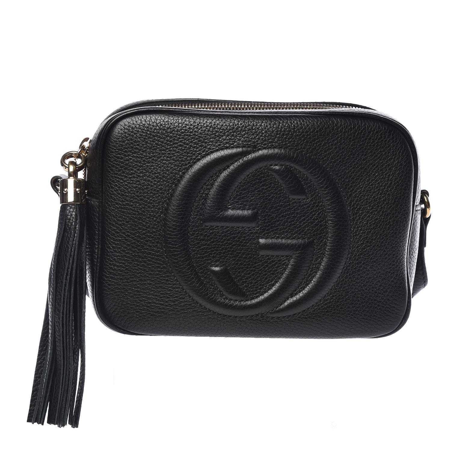 Gucci Pebbled Calfskin Small Soho Disco Bag Black 1 of 9