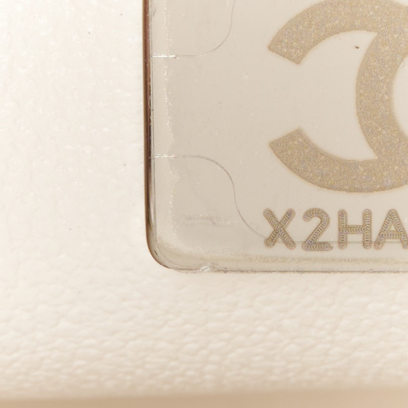 Patent Calfskin Small Camellia Single Flap White