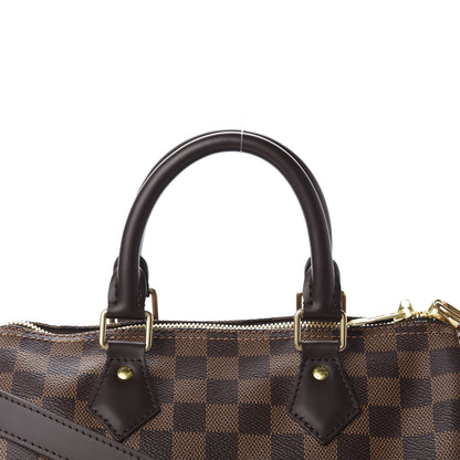 Louis Vuitton Damier Ebene Speedy Bandouliere 25 9 of 9
