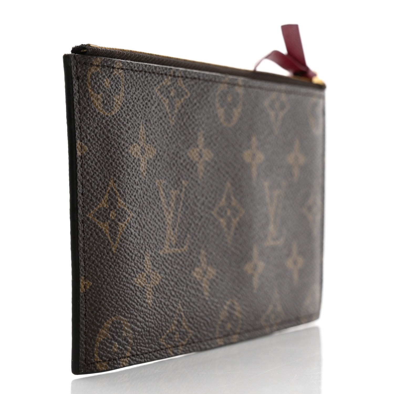 Louis Vuitton Monogram Felicie Chain Wallet Zippered Insert Fuchsia 3 of 7