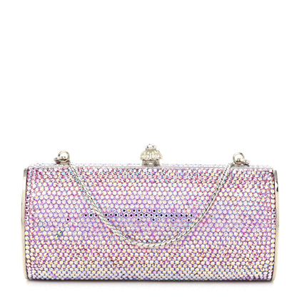 Judith Leiber Swarovski Crystal Minaudiere Clutch Pink 2 of 10