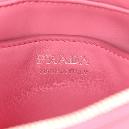 Prada Soft Calfskin Diagramme Camera Bag Begonia 6 of 10