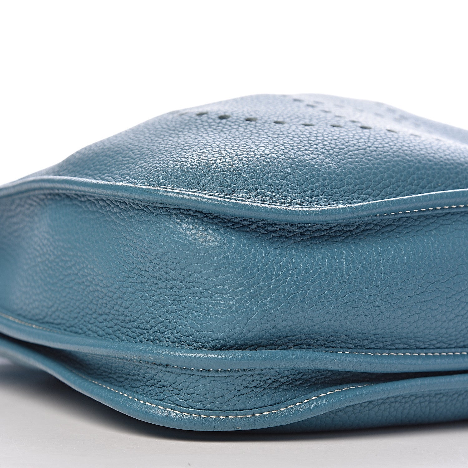 Hermes Taurillon Clemence Evelyne III PM Blue Jean 9 of 10