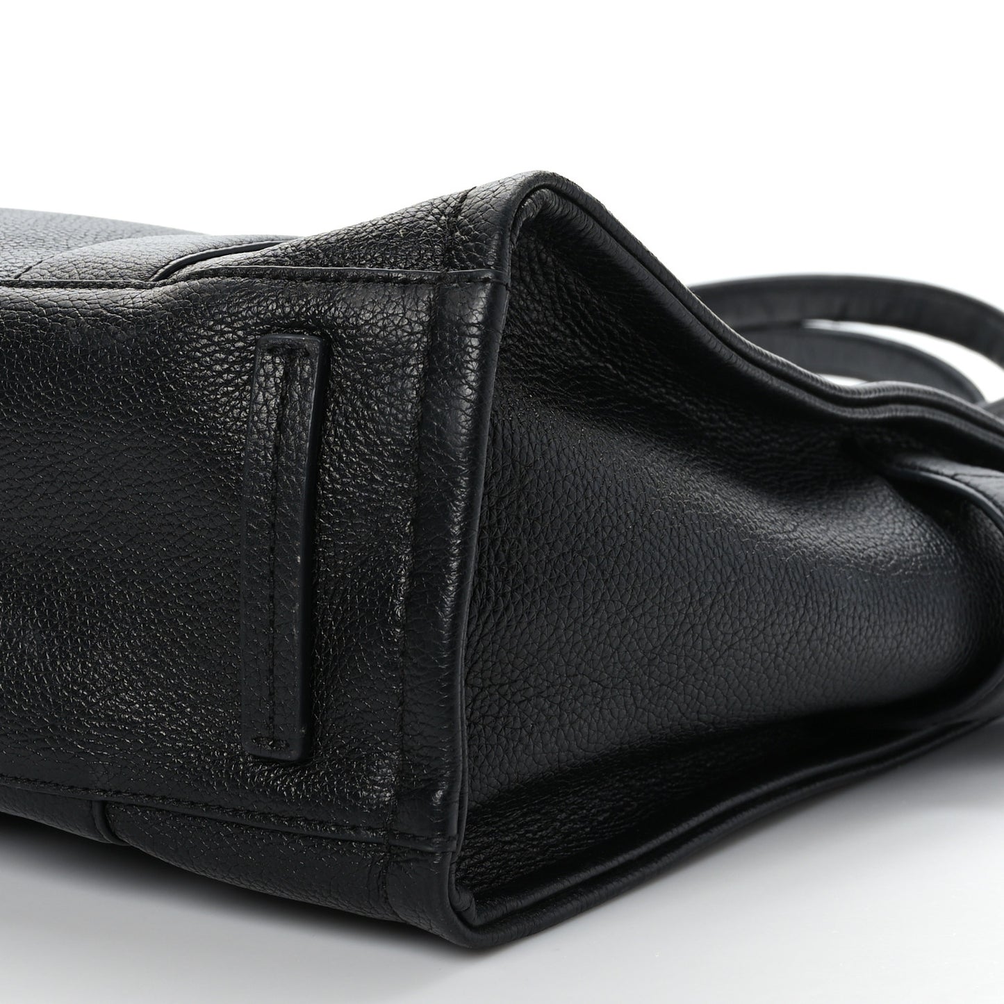 Grained Calfskin Large The Tote Bag Black