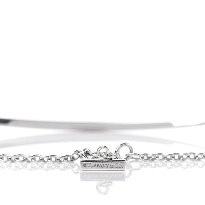 Tiffany 18K White Gold T Smile Bracelet 4 of 5