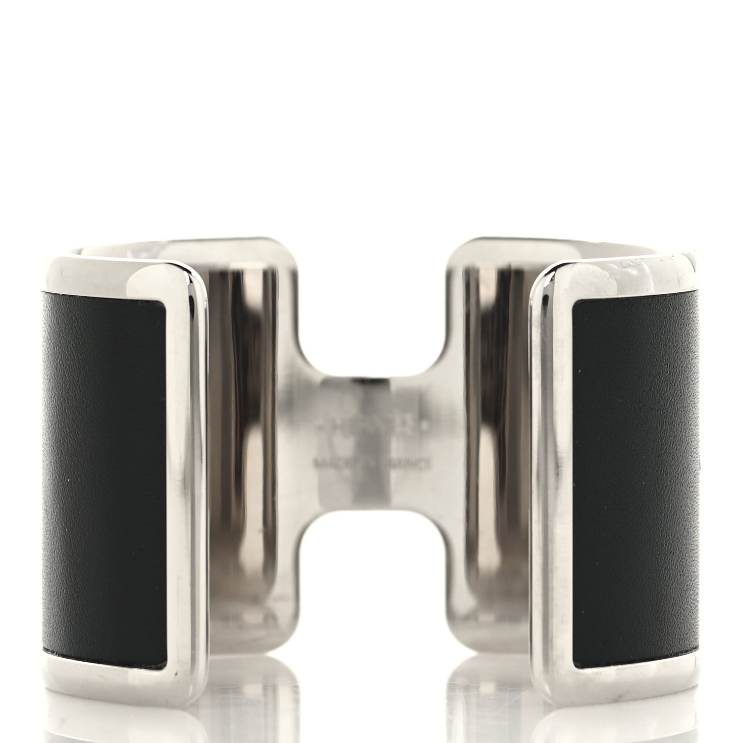 Hermes Box Olympe Cuff Bracelet Black 3 of 5