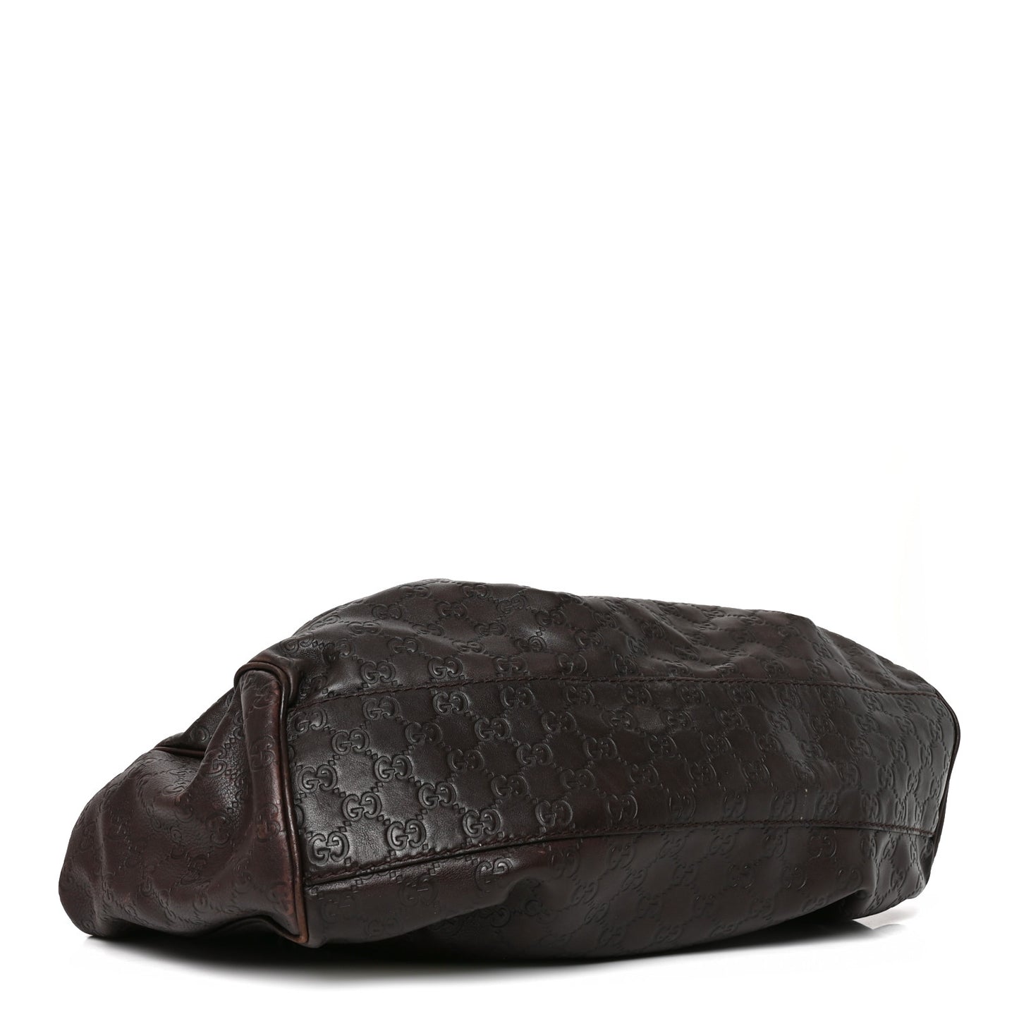 Guccissima Large Sukey Tote Dark Brown
