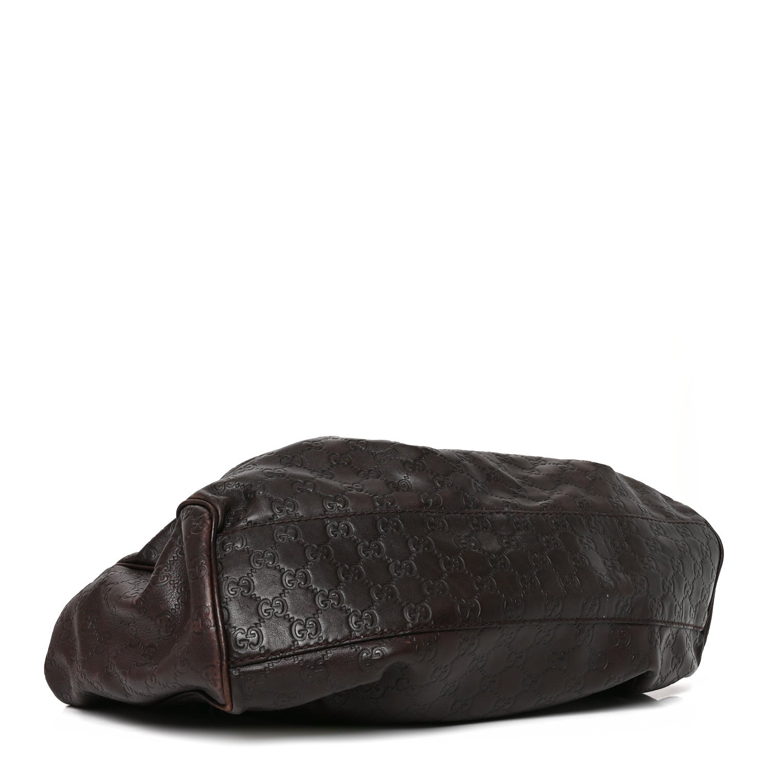Gucci Guccissima Large Sukey Tote Dark Brown 4 of 10