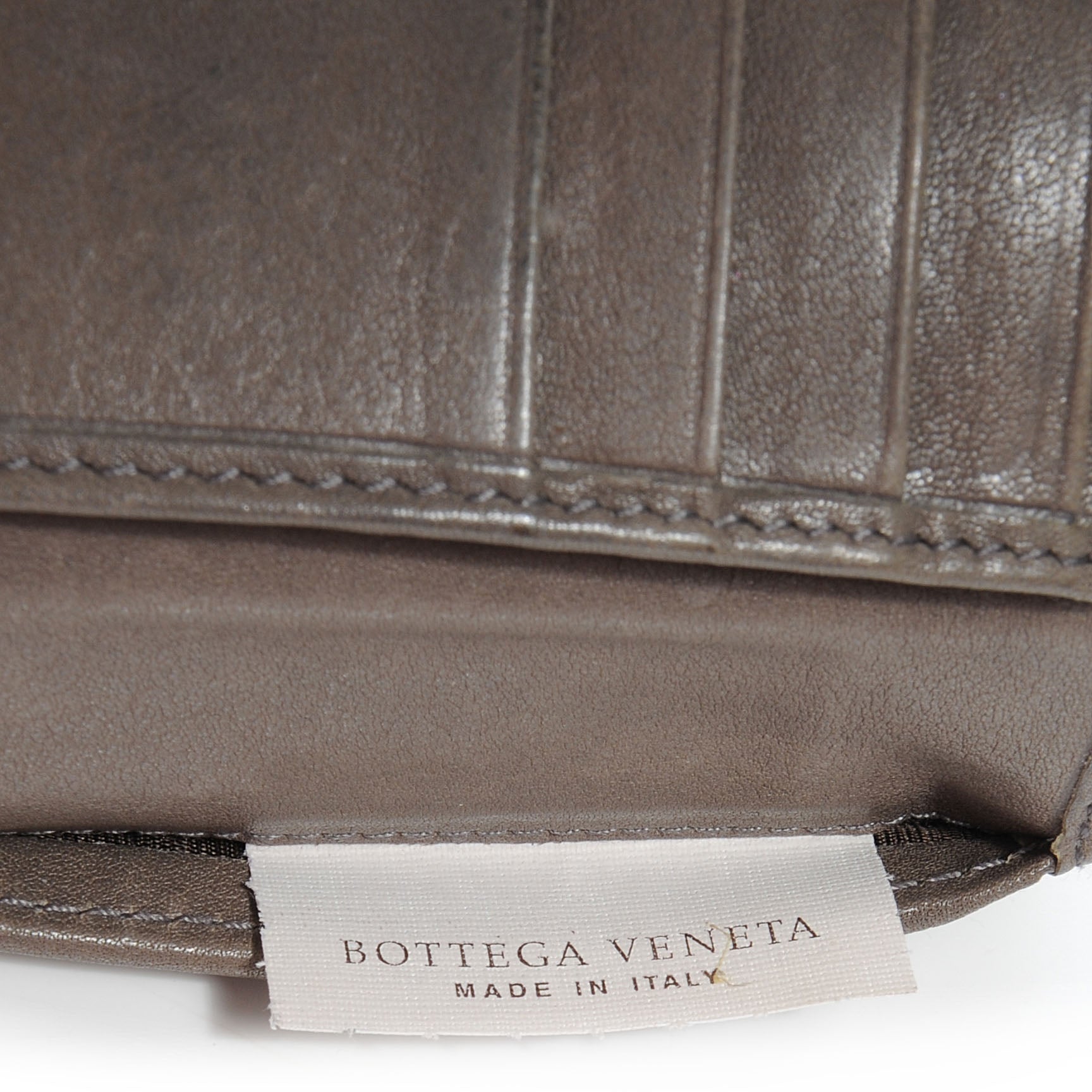 Bottega Veneta Nappa Intrecciato Mens Wallet Grey 8 of 9